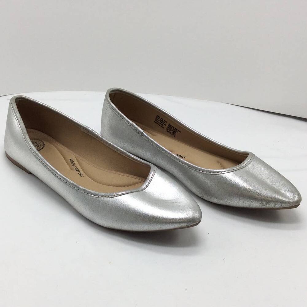 Authentic American Heritage Silver Flats Womens 9.5 Med - Picture 2 of 5